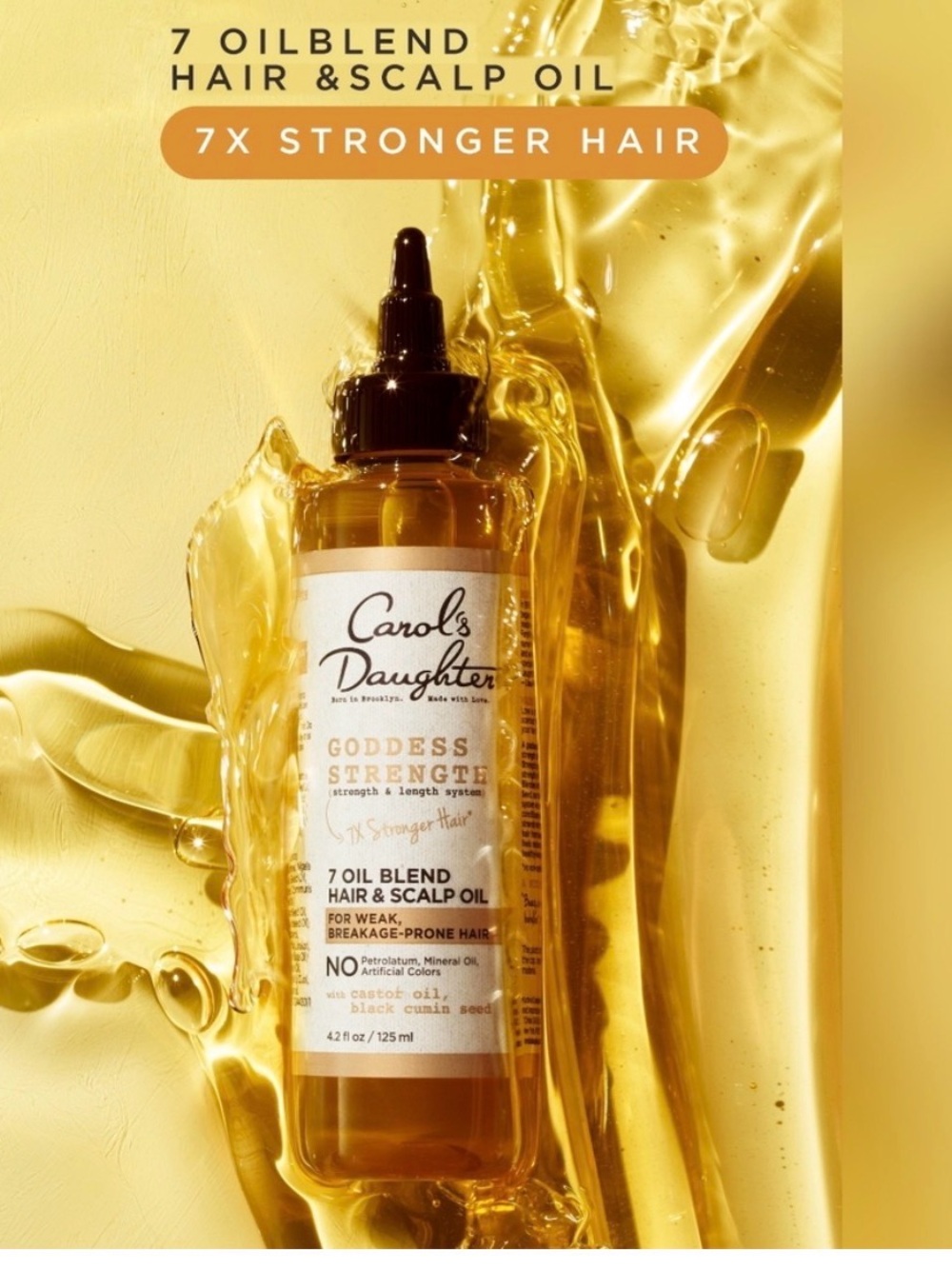 Carol’s Daughter Goddess strength hair and scalp oil
